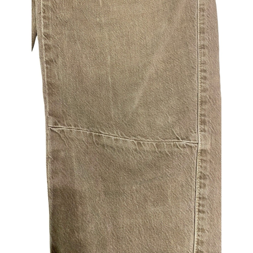 Current/Elliott The Woven Military Pant Size 0 Stone Grey Utility Wide Leg Crop - Picture 4 of 11